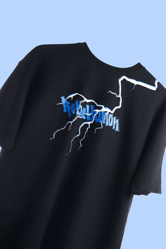 Lightning Thunder T-shirt - Black