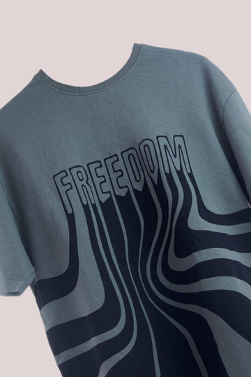 Freedom T-shirt - Grey - Rebellution