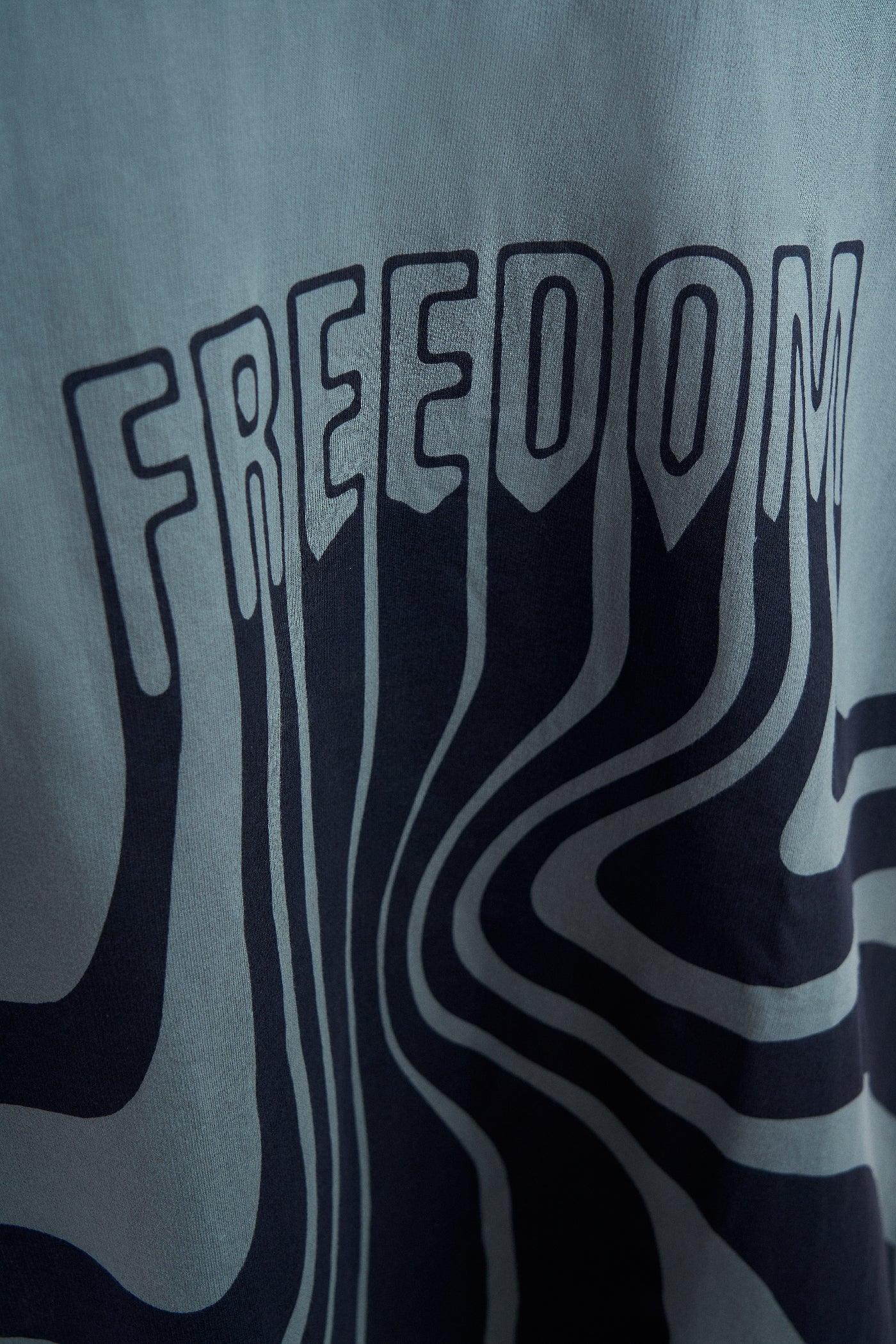 Freedom T-shirt - Grey - Rebellution